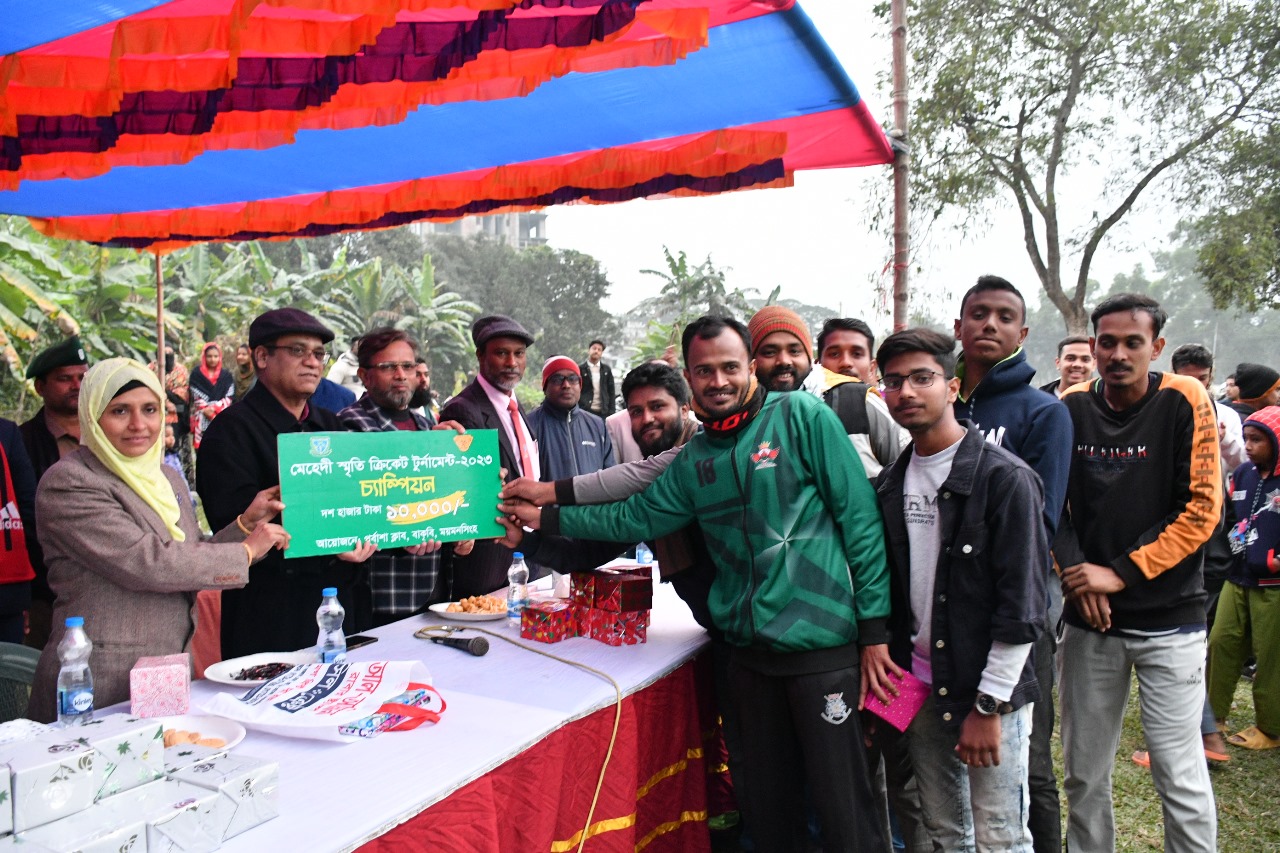 বাকৃবিতে ‘মেহেদী স্মৃতি ক্রিকেট টুর্নামেন্ট’ এর ফাইনাল অনুষ্ঠিত