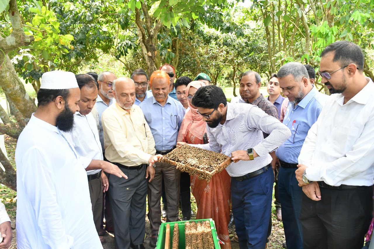 বাকৃবিতে "জীববৈচিত্র্য এবং জীবিকার জন্য মৌমাছি পালন" বিষয়ক প্রশিক্ষণ কোর্সের সমাপনী অনুষ্ঠিত