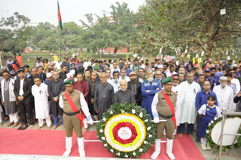 বাকৃবিতে মহান শহীদ দিবস ও আন্তর্জাতিক মাতৃভাষা দিবস-২০২৬ পালিত