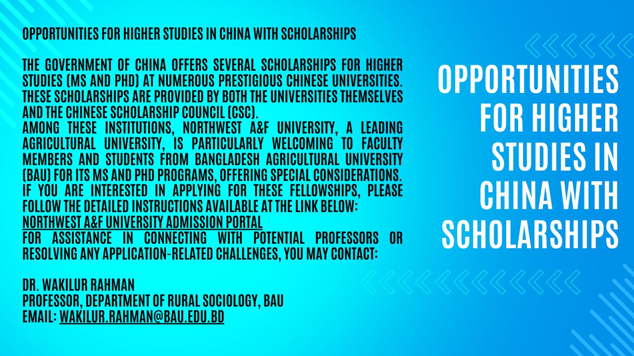 Opportunities for Higher Studies in China with Scholarships