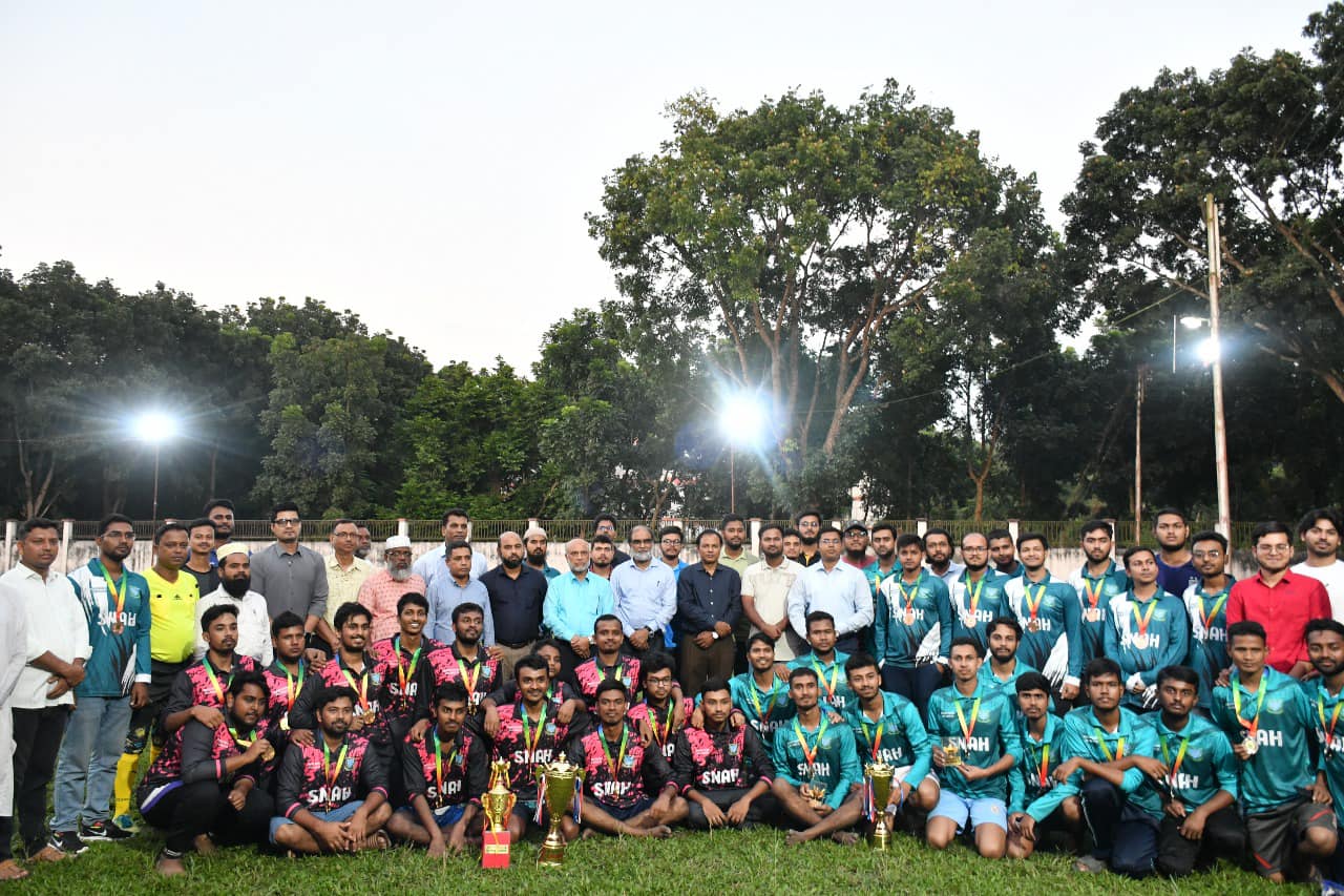 শহীদ নাজমুল আহসান মেমোরিয়াল ফুটবল টুর্নামেন্ট-২০২৪ এর  সমাপনী ও পুরস্কার বিতরণী অনুষ্ঠিত।