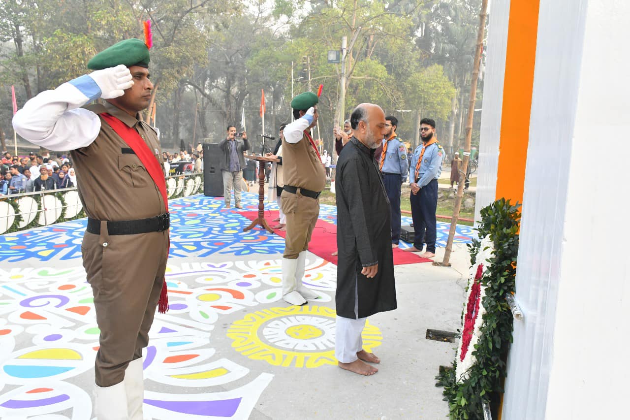 বাকৃবিতে মহান শহীদ দিবস ও আন্তর্জাতিক মাতৃভাষা দিবস-২০২৫ পালিত