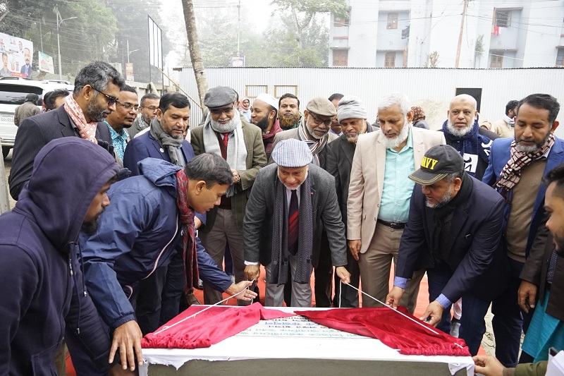 বাকৃবিতে কর্মচারীদের আবাসনে  ১০তলা ভবনের ভিত্তি স্থাপন